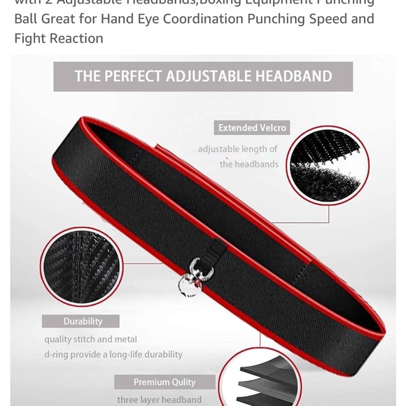 NIB KTEBO boxing reflex ball - Picture 7 of 8